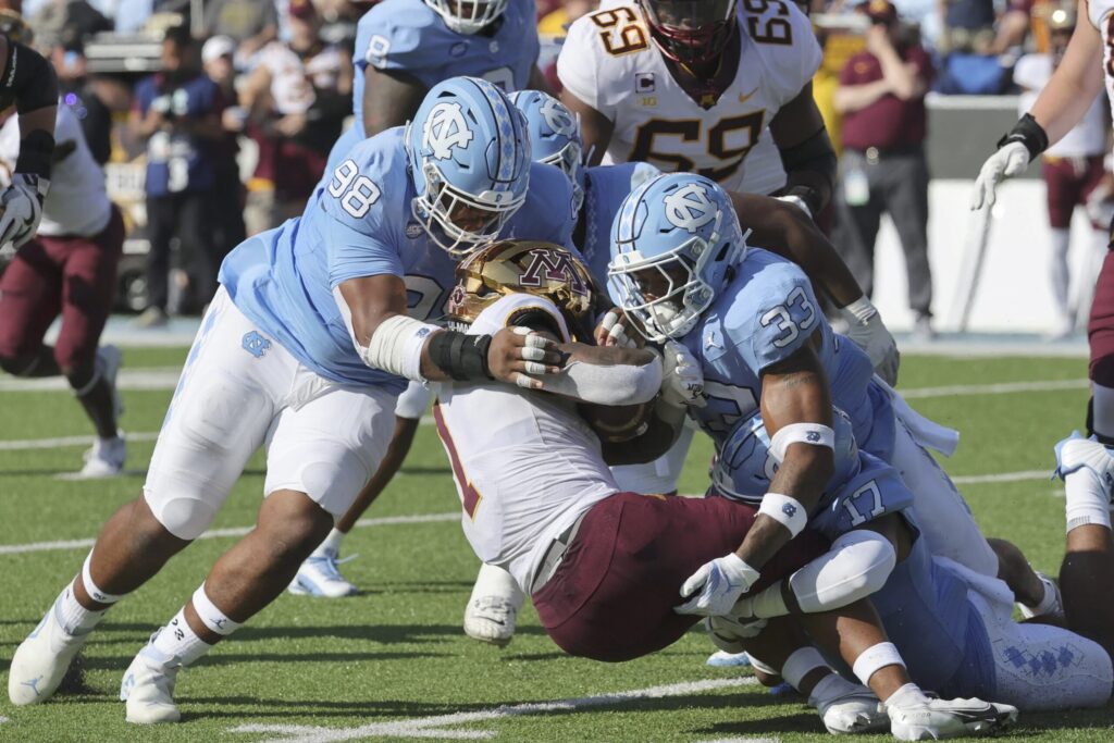 'Proud of this': UNC football prepares for tough conditions in Minnesota